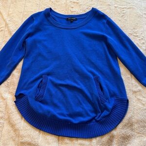 Women's Royal Blue Crew Neck Sweater